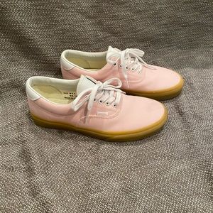 Vans Unworn Pink and White Shoes Men 9 Women 10.5